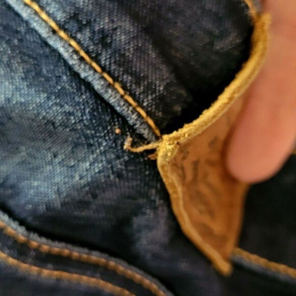 Lucky Brand Jeans Size 6 Cate Stacked Skinny Low Rise Medium Dark Wash Denim - Picture 4 of 12